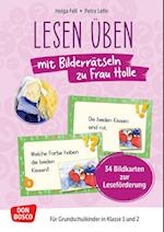 Lesen üben mit Bilderrätseln: Frau Holle. 34 Bildkarten zur Leseförderung