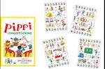 Pippi Stickers -  Pippi og Venner med 130 klistermærker