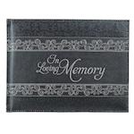 Guest Book in Loving Memory Charcoal