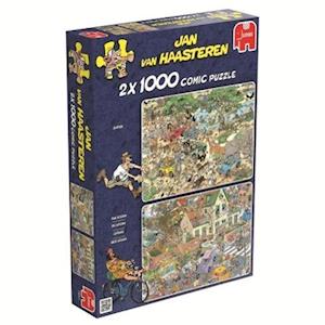 Der Sturm & Die Safari. Puzzle 2 x 1000 Teile