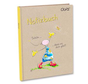 Oups Notizbuch - Gelb