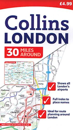 30 Miles around London, Collins 1:95.000
