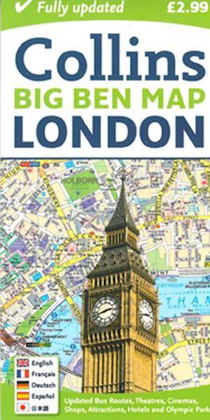London, Collins Big Ben Map*