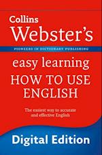 Webster's Easy Learning How to use English