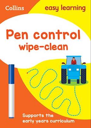 Pen Control Age 3-5 Wipe Clean Activity Book