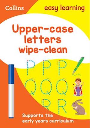 Upper Case Letters Age 3-5 Wipe Clean Activity Book