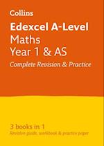 Edexcel Maths A level Year 1 (And AS) All-in-One Complete Revision and Practice