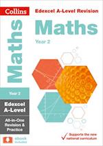 Edexcel Maths A level Year 2 All-in-One Complete Revision and Practice