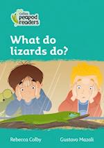 Level 3 – What do lizards do?