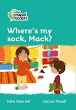 Level 3 – Where's my sock, Mack?