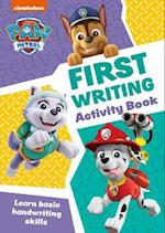 PAW Patrol First Writing Activity Book
