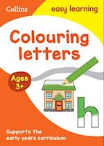 Colouring Letters Early Years Age 3+