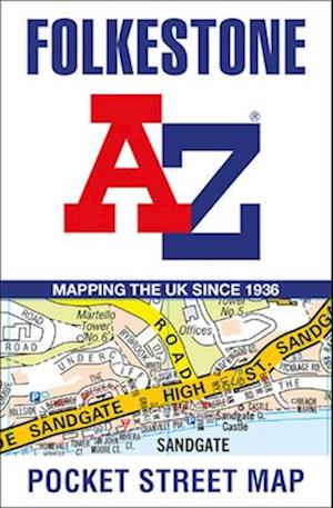 Folkestone A-Z Pocket Street Map