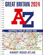 Great Britain A-Z Handy Road Atlas 2024 (A5 Spiral)