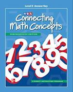 Connecting Math Concepts Level D, Additional Answer Key