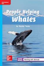 Reading Wonders Leveled Reader People Helping Whales
