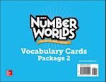 Number Worlds Levels F-J, Vocabulary Cards