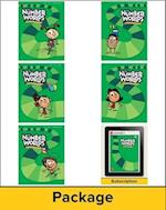 Number Worlds Level D, Student Materials Bundle (5 students, 1-year)