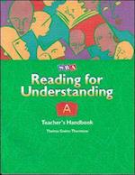 Reading for Understanding, Teacher's Handbook A, Grades 1-3