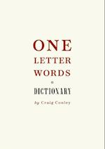 One-Letter Words, a Dictionary