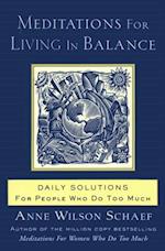 Meditations for Living In Balance