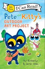 Pete the Kitty's Outdoor Art Project