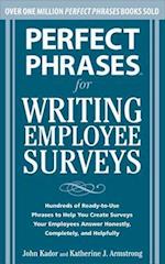 Perfect Phrases for Writing Employee Surveys