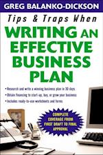 Tips and Traps For Writing an Effective Business Plan