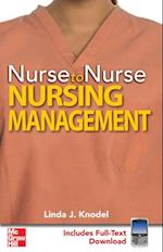 Nurse to Nurse Nursing Management