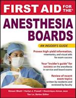 First Aid for the Anesthesiology Boards