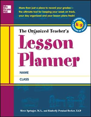 Organized Teacher's Lesson Planner