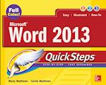 Microsoft(R) Word 2013 QuickSteps
