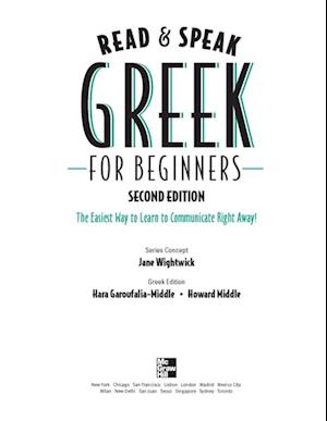 Read and Speak Greek for Beginners, 2nd Edition