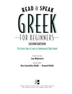 Read and Speak Greek for Beginners, 2nd Edition