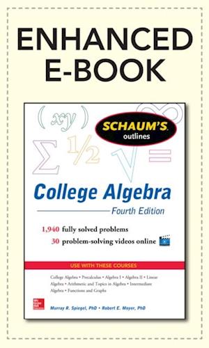 Schaum's Outline of College Algebra, 4th Edition