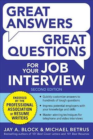 Great Answers, Great Questions For Your Job Interview