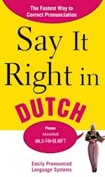 Say It Right in Dutch