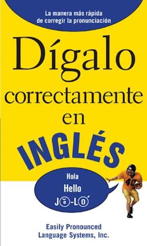 Digalo correctamente en ingles