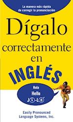 Digalo correctamente en ingles