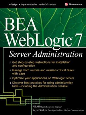 BEA WebLogic 7 Server Administration