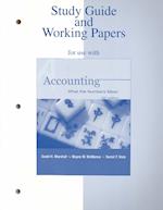Study Guide/Working Papers for Use with Accounting