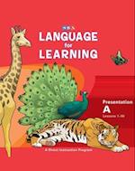 Language for Learning, Presentation Book A