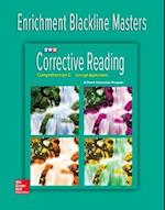 Corrective Reading Comprehension Level C, Enrichment Blackline Master