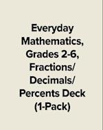 Everyday Mathematics, Grades 2-6, Fractions/Decimals/Percents Deck (1-Pack)