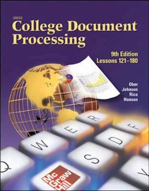 Gregg College Keyboarding & Document Processing (Gdp), Lessons 121-180, Student Text