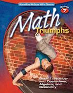 Math Triumphs, Grade 7, Student Study Guide, Book 1