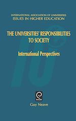 Universities' Responsibilities to Society