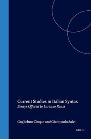 Current Studies in Italian Syntax