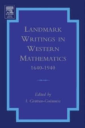 Landmark Writings in Western Mathematics 1640-1940