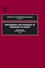 Procurement and Financing of Motorways in Europe